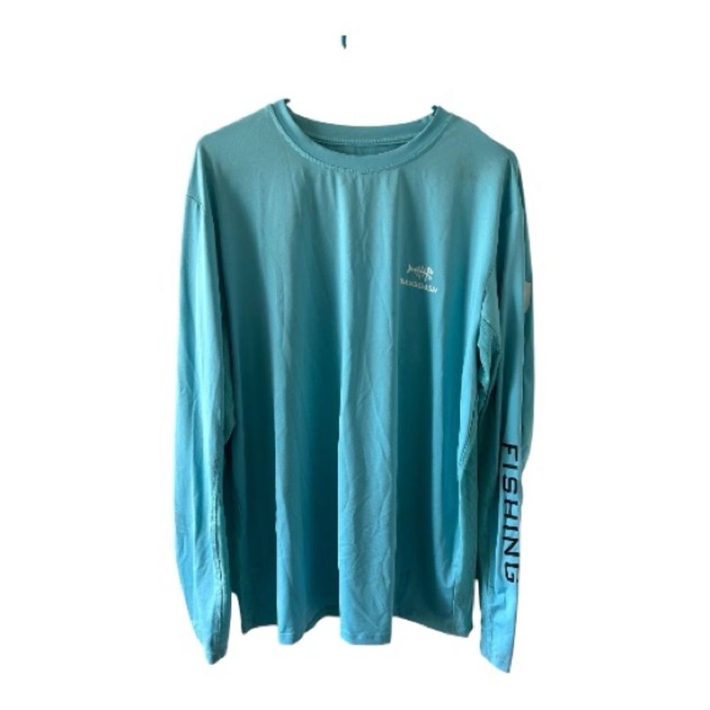 Bass Dash Long Sleeve Performance Fishing / Sun Shirt – Size Large